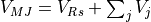 V_{MJ} = V_{Rs} + \sum_j V_j
